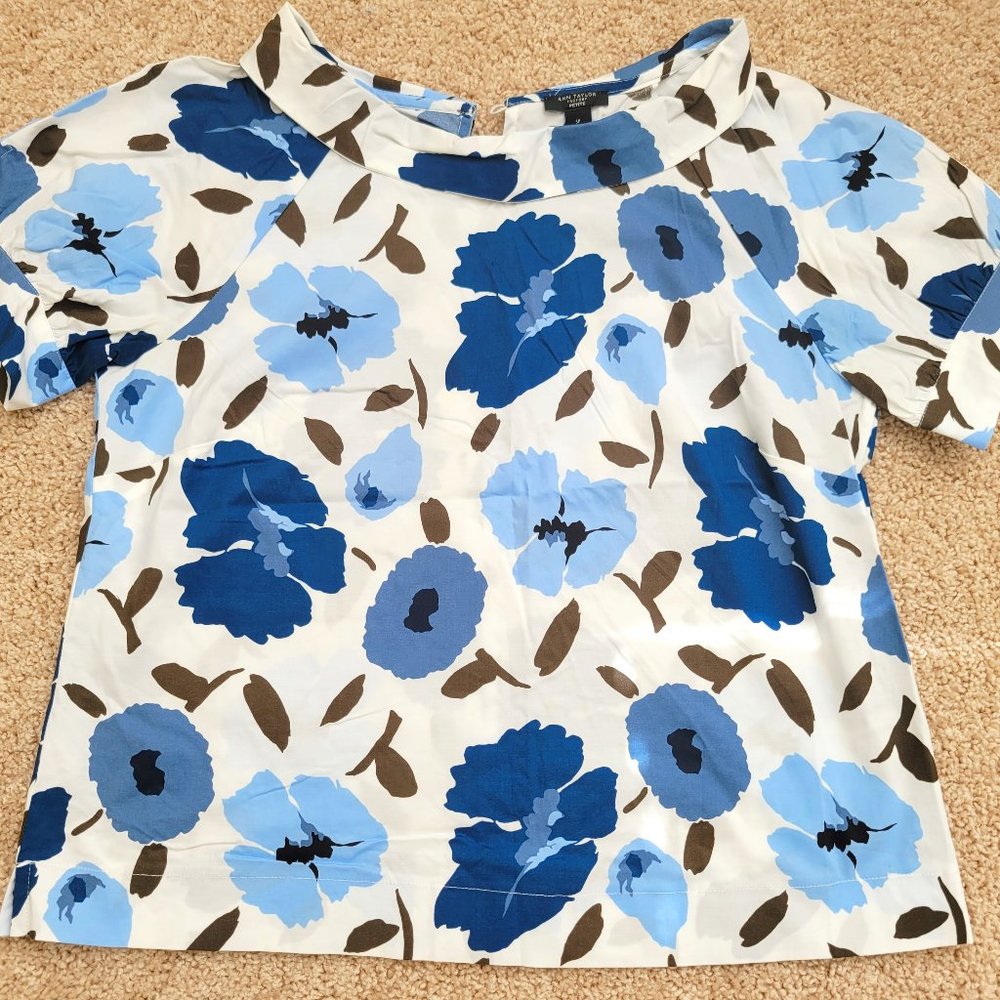 Ann Taylor Women's Short Sleeve Summer Top Size Small Petite